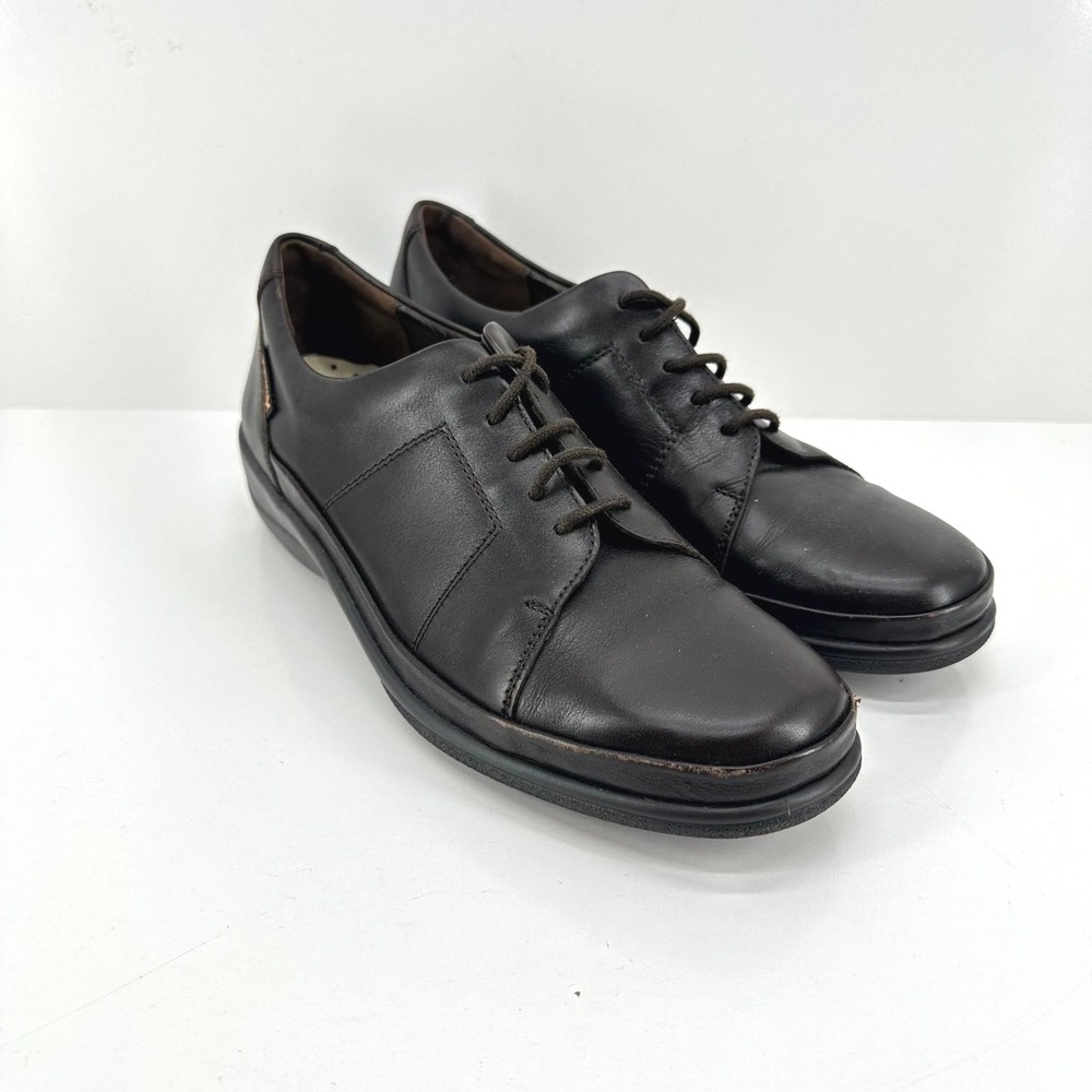 Mephisto Oxford Shoes Leather Lace Up Comfort Sneaker Brown Women's 6 EUR 3.5